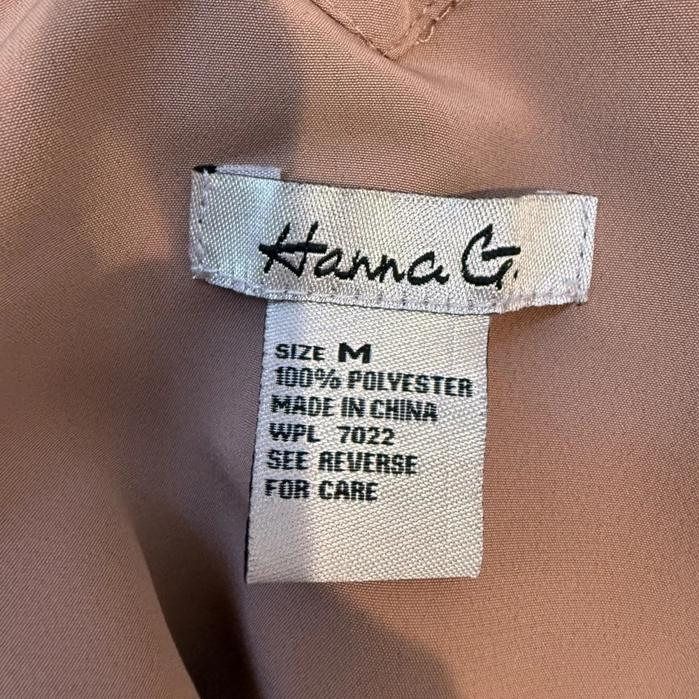 Hanna G Nude V-Neck Western Top